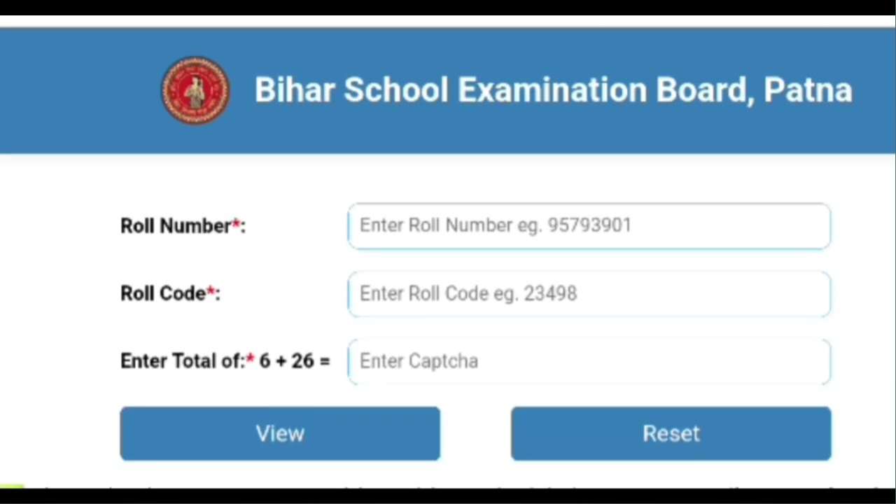 बिहार बोर्ड रिजल्ट 1:30 पर घोषित,जारी, इस Direct Link🔴 से करें चेक Bihar Board Result Live